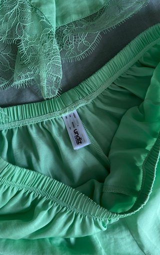 Conjunto lenceria Undiz verde