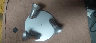 Lampada infantile con nuvola e stelle