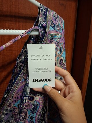 Vestido ibicenco talla única