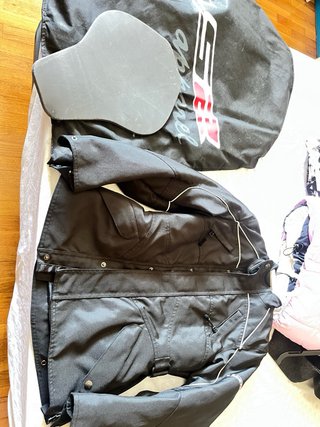 Chaqueta Moto Mujer Negra