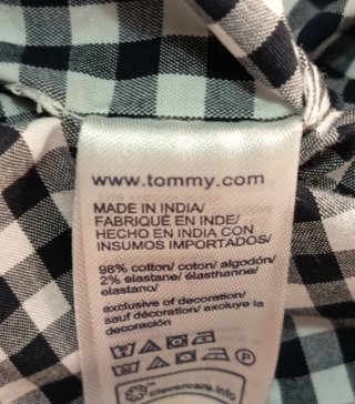 Camicia a quadri da uomo L