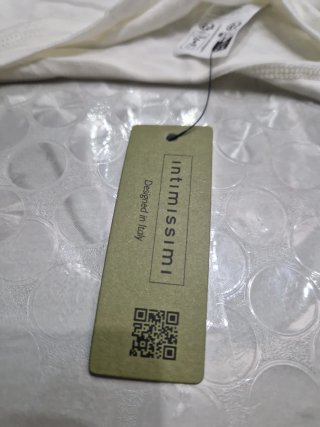 Top sottogiacca pizzo bianco taglia M