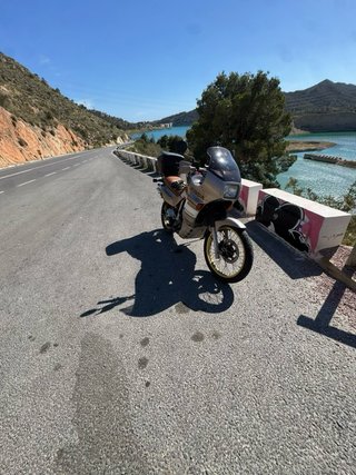 Honda Transalp 600V Beige/Marrón 1987