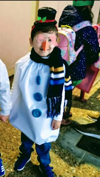 Disfraz Muñeco Nieve Infantil