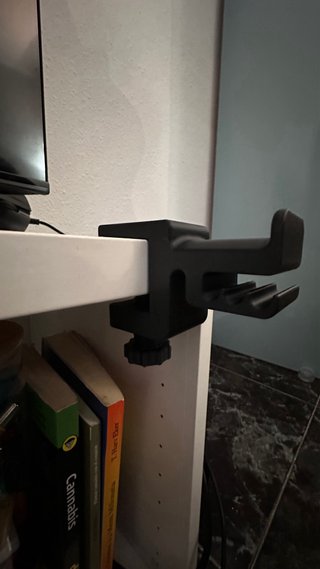 Soporte para auriculares negro