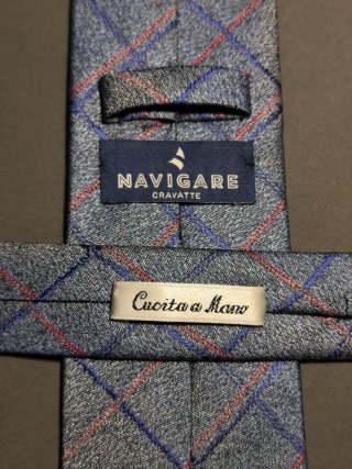Cravatta tartan scozzese Navigare Cucita a mano