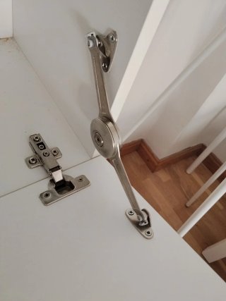 Mueble de pared blanco para salón/dormitorio