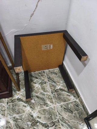 Mesa auxiliar negra IKEA LACK 55 cm
