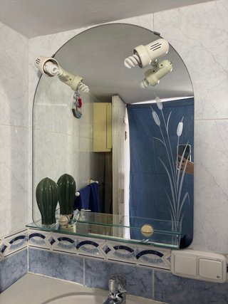 Espejo de baño con apliques