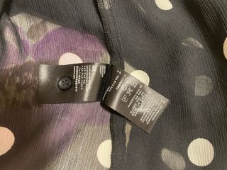 Blusa H&M Divided pois nera manica corta