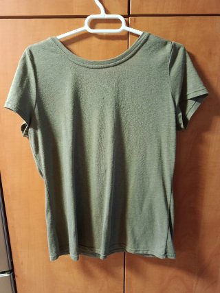 Camiseta Morgan Talla M con bordado plateado