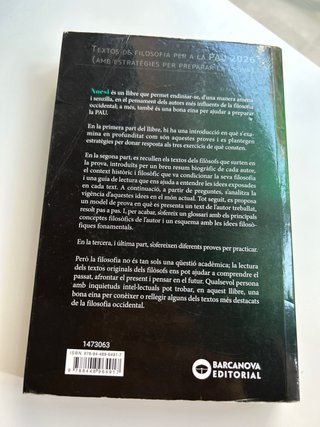 Noesi. Textos de filosofia per a les PAU 2026