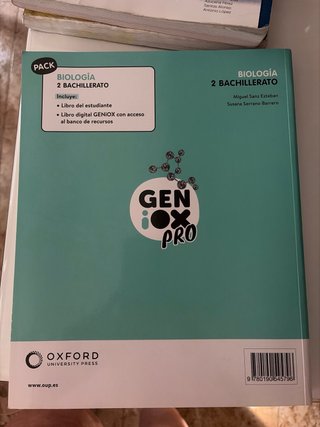 Biología 2º Bachillerato. Libro del estudiante....
