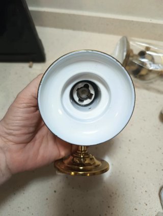 4 Lampade da Parete Nautiche Dorate