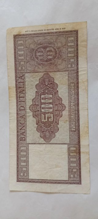 Banconota 500 Lire 1947