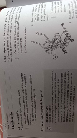 Grúa doméstica bipedestación movilización