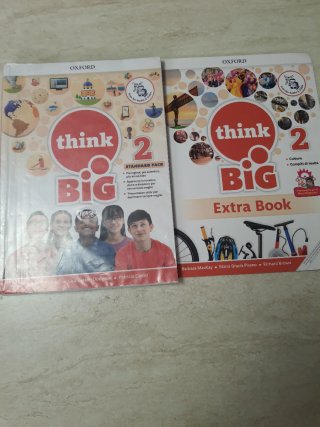 Libro inglese think big 2 scuola media.