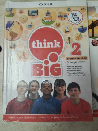 Libro inglese think big 2 scuola media.