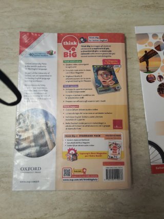 Libro inglese think big 2 scuola media.