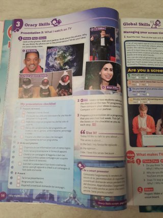 Libro inglese think big 2 scuola media.