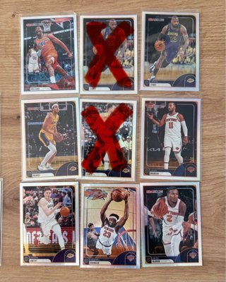 Lote 25 Cartas NBA Topps Hoops 2025-26