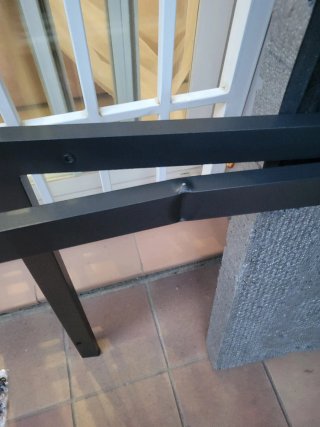 Tavolo da giardino JUTLANDIA MADERUP nero