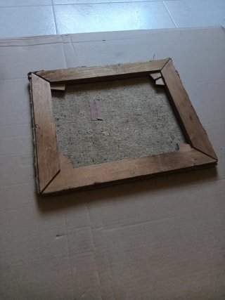 Cuadro Óleo Artillera Antiguo Francés..siglo xviii