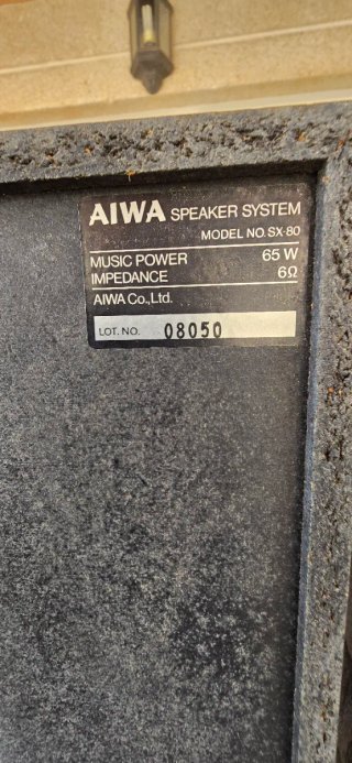 Altavoces AIWA SK-80