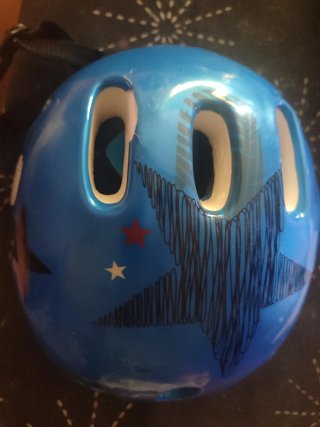Casco infantil azul Step 51
