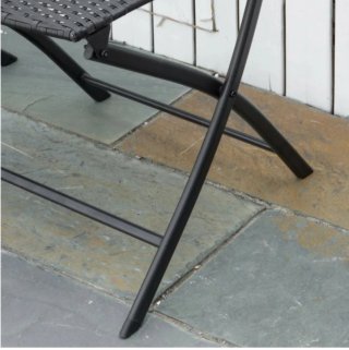 Mesa y 2 Sillas Plegables Terraza