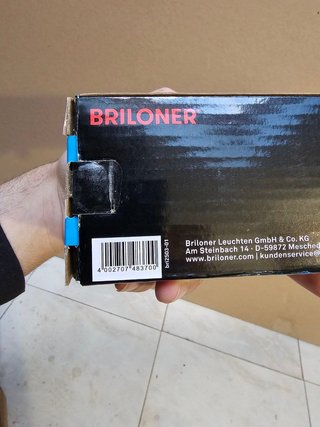 BRILONER Luce Specchio Bagno Legno