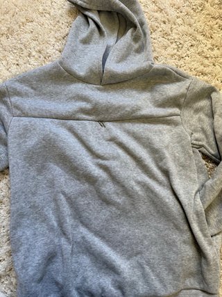 Sudadera lactancia gris