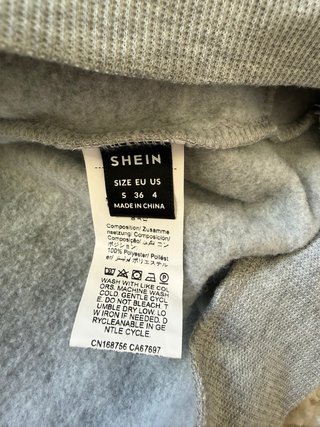 Sudadera lactancia gris