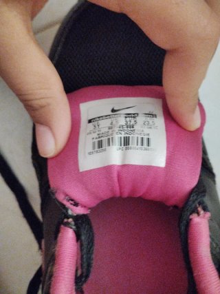 Zapatillas Nike niña negras y rosas