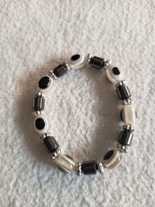 3 Pulseras Cuero y Turquesa