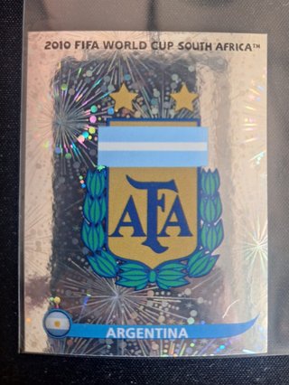 Cromo Panini Mundial Sudáfrica 2010 Escudo ARG