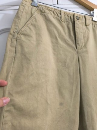Pantalones chinos Zara beige mujer 36