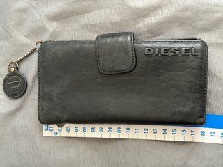 Portafoglio Diesel in Pelle Nera