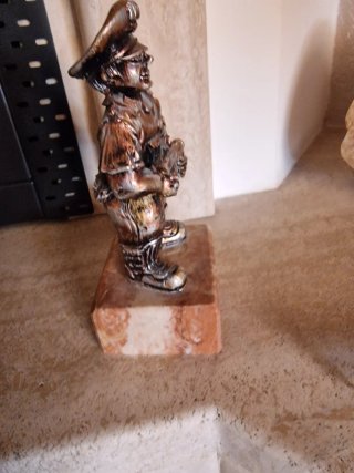 Statuetta Carabiniere Metallo Vintage