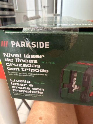 Nivel láser Parkside con trípode PKLL 10 B5