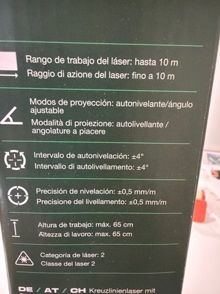 Nivel láser Parkside con trípode PKLL 10 B5