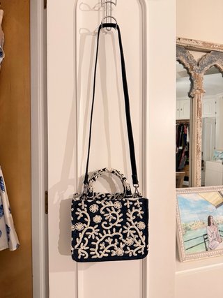 Bolso Zara Denim Abalorios