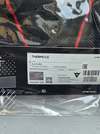 Camiseta Térmica Dainese Thermo LS Talla M