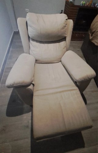Sillón relax beige