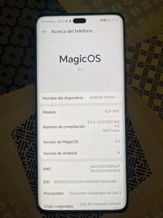 Honor 200 PRO Negro