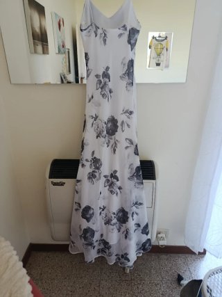 Abito lungo floreale vintage taglia S