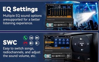 Radio Coche Pantalla Extraíble 1 DIN Carplay