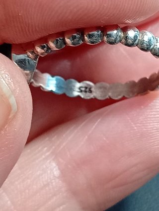 Anillo Plata Ley con Malaquita