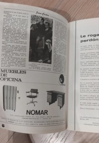 Revista antiga Futbol Club Barcelona.