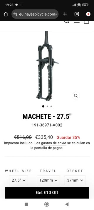 ♥️🆕 75% Dto Manitou 27.5"